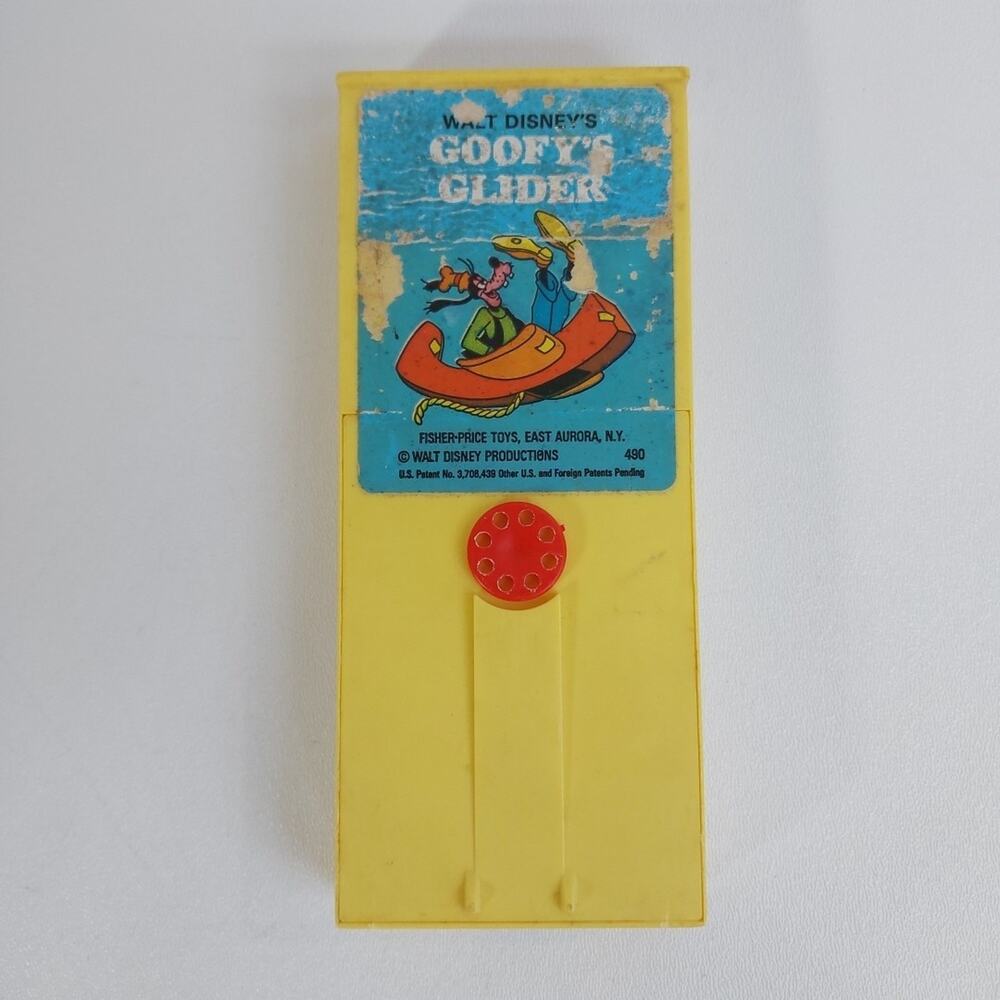 Fisher-Price 1974-1979 Movie Viewer Film Cartridge #490 Goofy's Glider